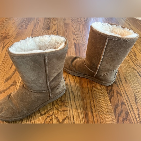 Bearpaw Elle Short Classic Suede Boots Women's Size 8 - Picture 6 of 8